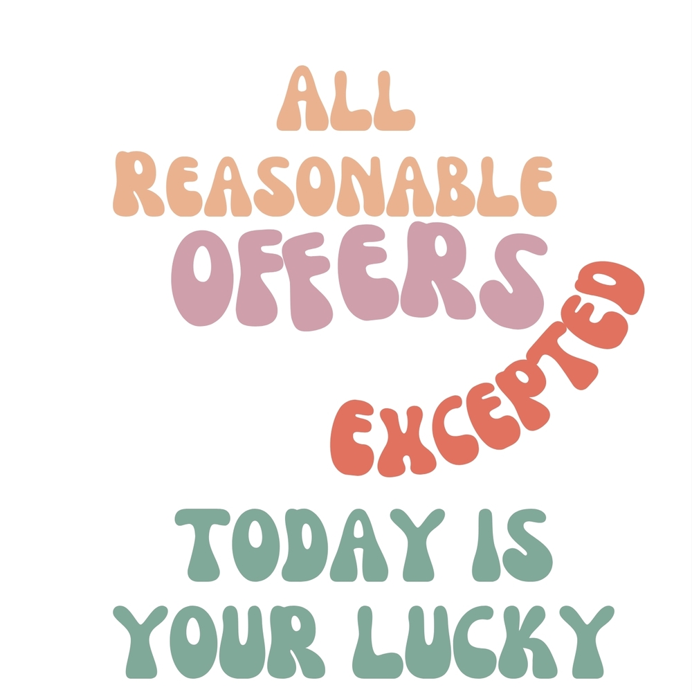 Retro Typography Inspirational Quote Midi Dress